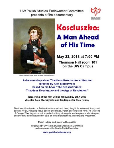 Kosciuszko: A Man Ahead of His Time.